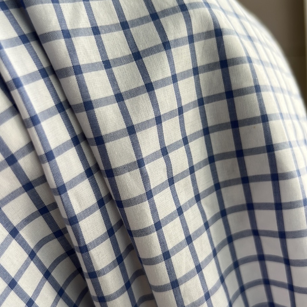 Roundtree & Yorke Checked Woven Robe - Picture 5 of 11